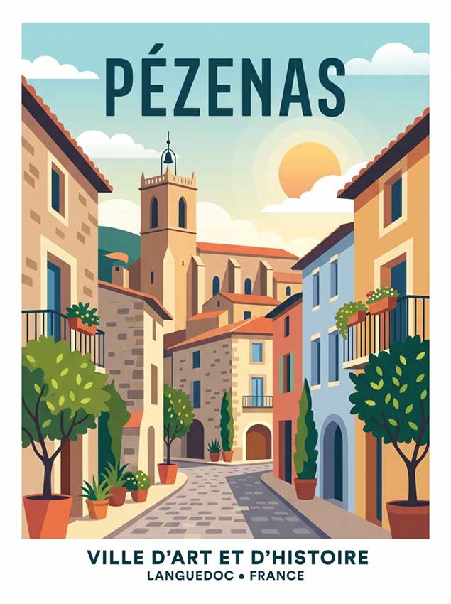 Pézenas poster